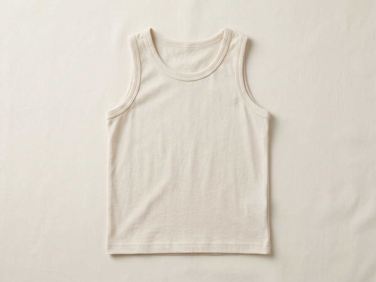 เสื้อกล้ามเด็กผ้าคอตตอนเจอร์ซีย์