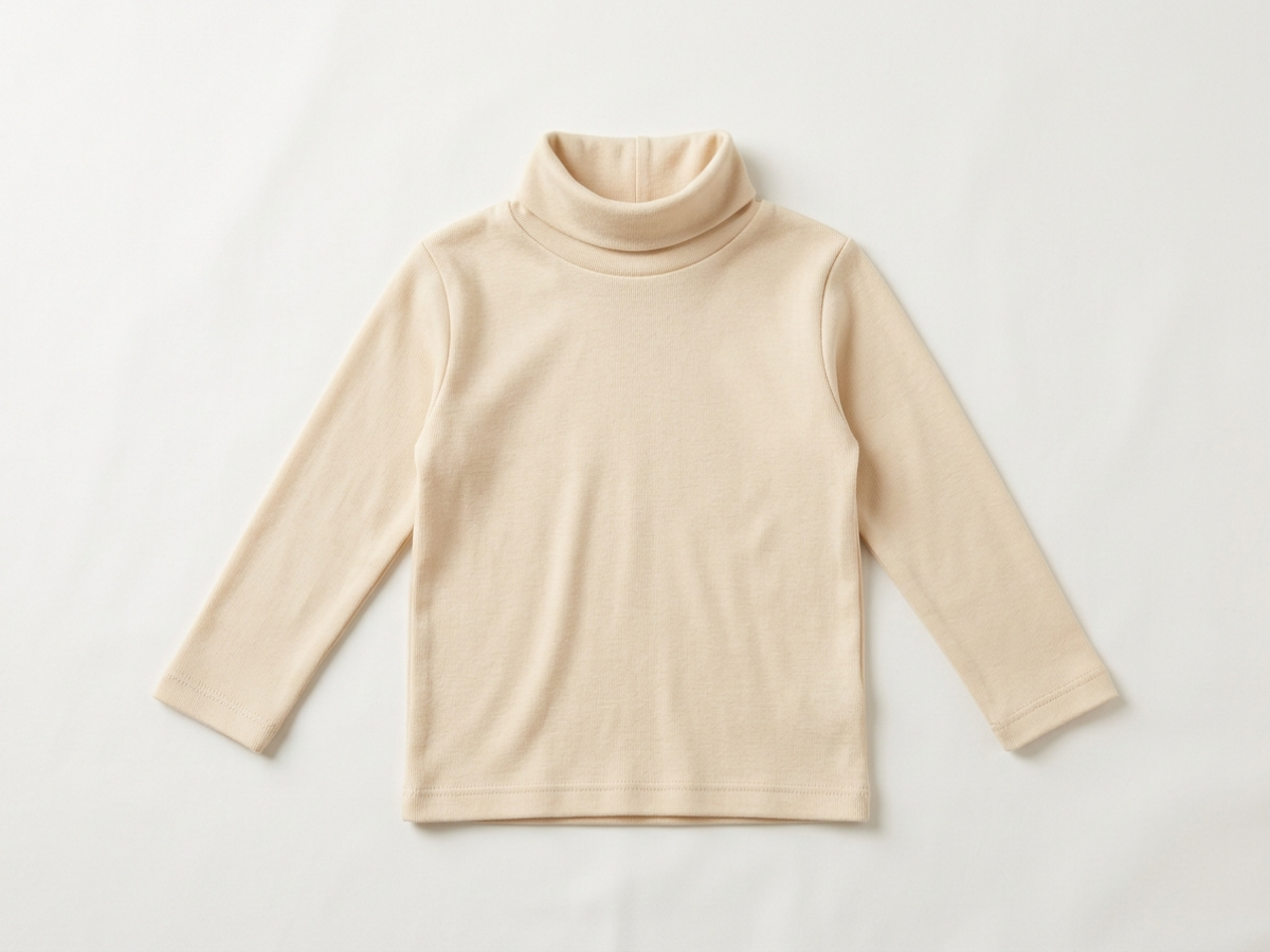เสื้อยืดแขนยาวคอเต่าเด็ก
