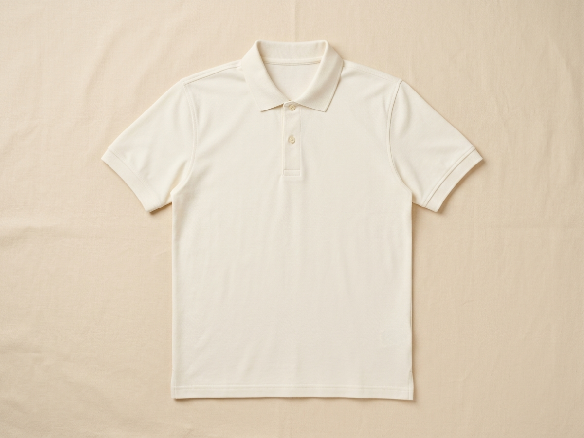 เสื้อโปโลผ้าคอตตอนคอมบ์