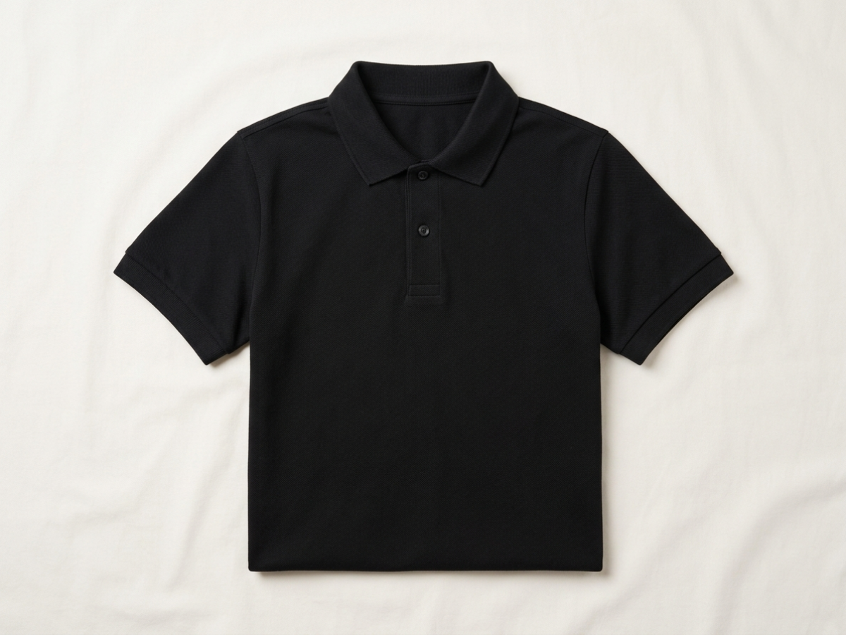 เสื้อโปโลสีดำพรีเมียม