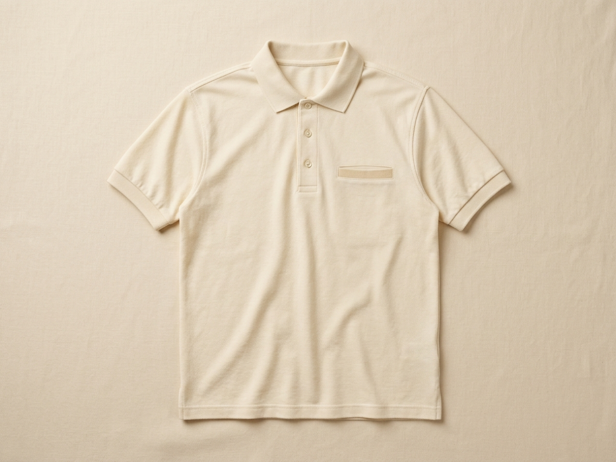เสื้อโปโลแขนสั้นดีไซน์วินเทจ