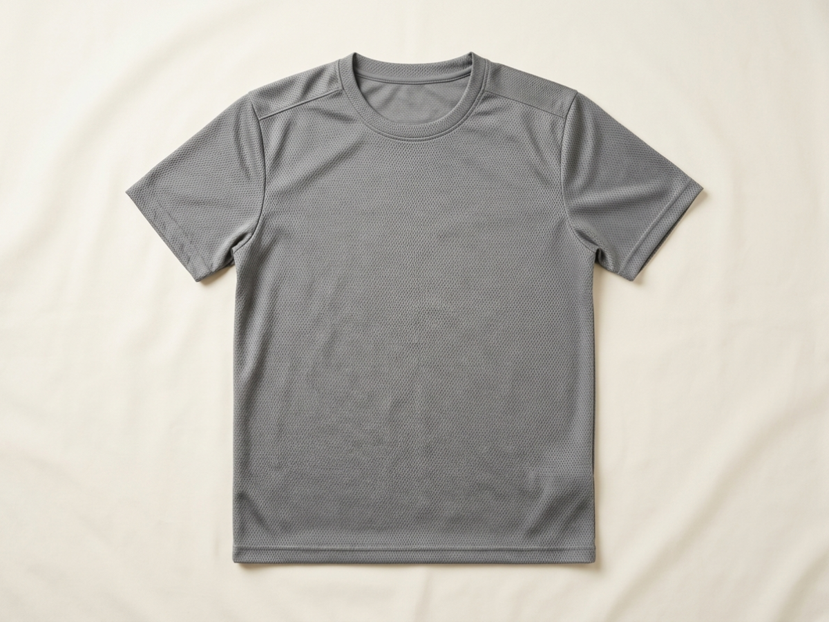 เสื้อกีฬาแขนสั้นผ้าตาข่าย